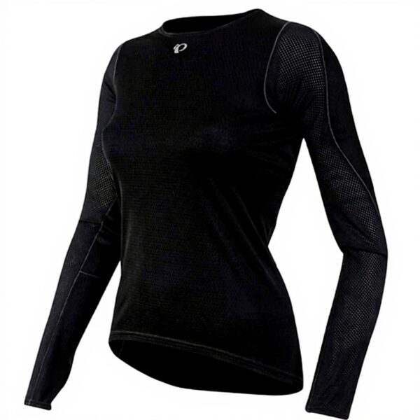 Damen Radtrikot PEARL IZUMI Transfer Long Sleeve Schwarz