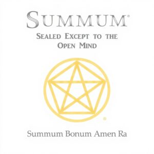 Summum Sealed Except to the Open Mind Esoterik Buch