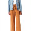 Damen Shorts Noa Noa Seidenoptik Farbe Brown Sugar Gr 40-1
