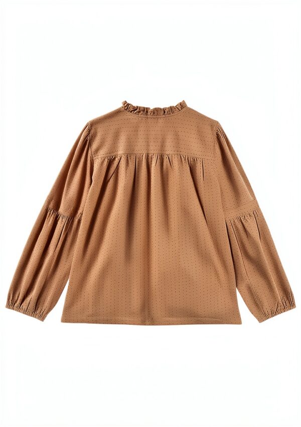 Noa Noa Mädchen Bluse Druck Struktur Falten Rüschen-2