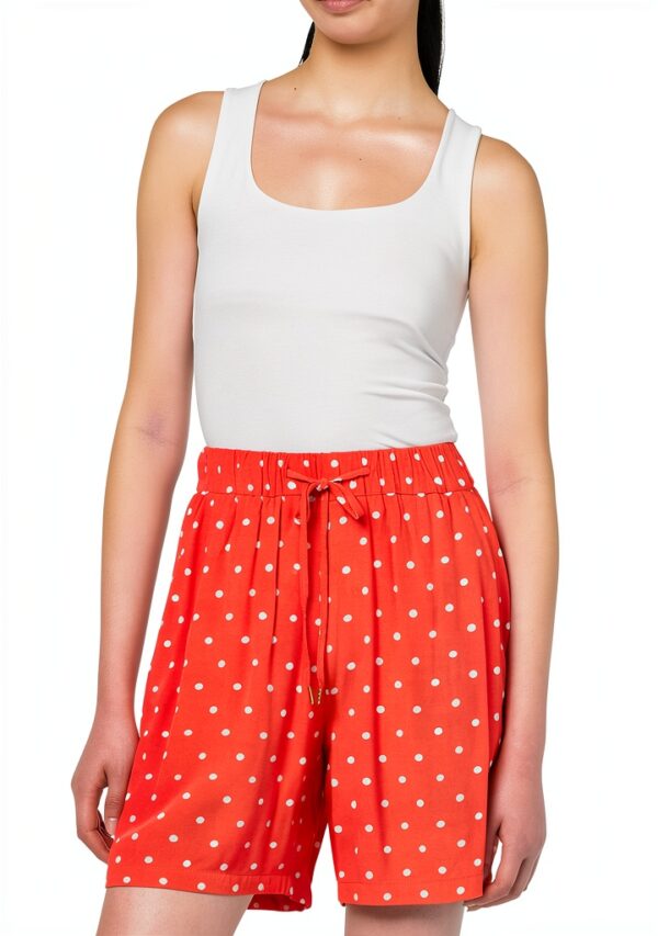 Noa Noa Damen Shorts Knie Kurz Bequem Print Design-0