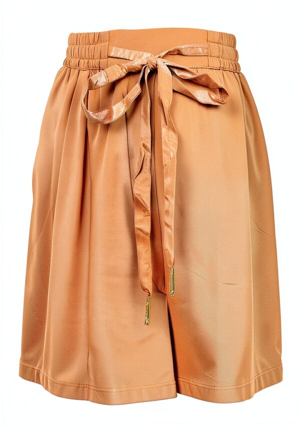 Damen Shorts Noa Noa Seidenoptik Farbe Brown Sugar Gr 40-4
