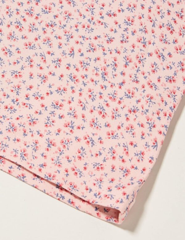 Noa Noa Mädchen Viskose Shirt Kurzarm Print Rosa-3