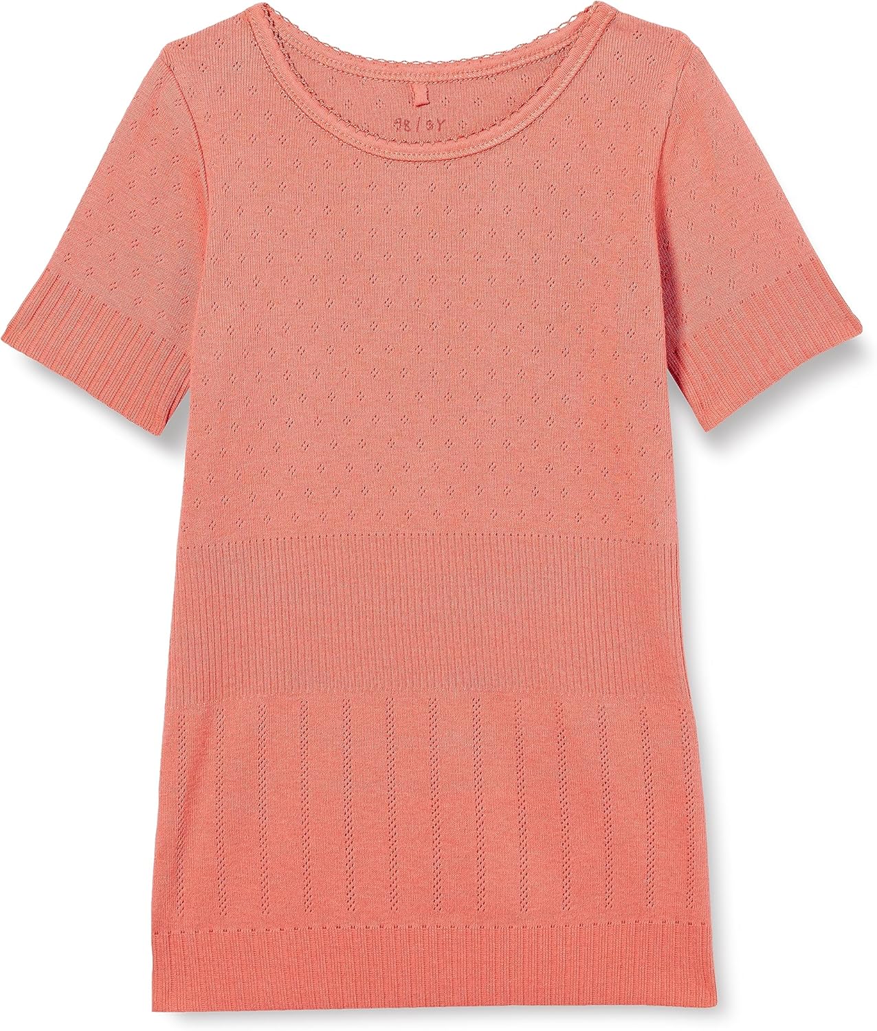 Noa Noa Mädchen T-Shirt in Faded Rose mit Pointelle-Muster