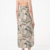 Noa Noa Damenkleid geometrisch gestreift mit Taschen-4