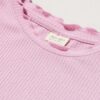 Noa Noa Mädchen Viskose T-Shirt Mauve Mist Rippenoptik-1