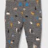 Noa Noa Baby Jungen Hose Print Blau Grau Soft Jersey-2