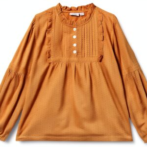 Noa Noa Mädchen Bluse Druck Struktur Falten Rüschen-0