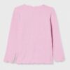 Noa Noa Mädchen Viskose T-Shirt Mauve Mist Rippenoptik-2