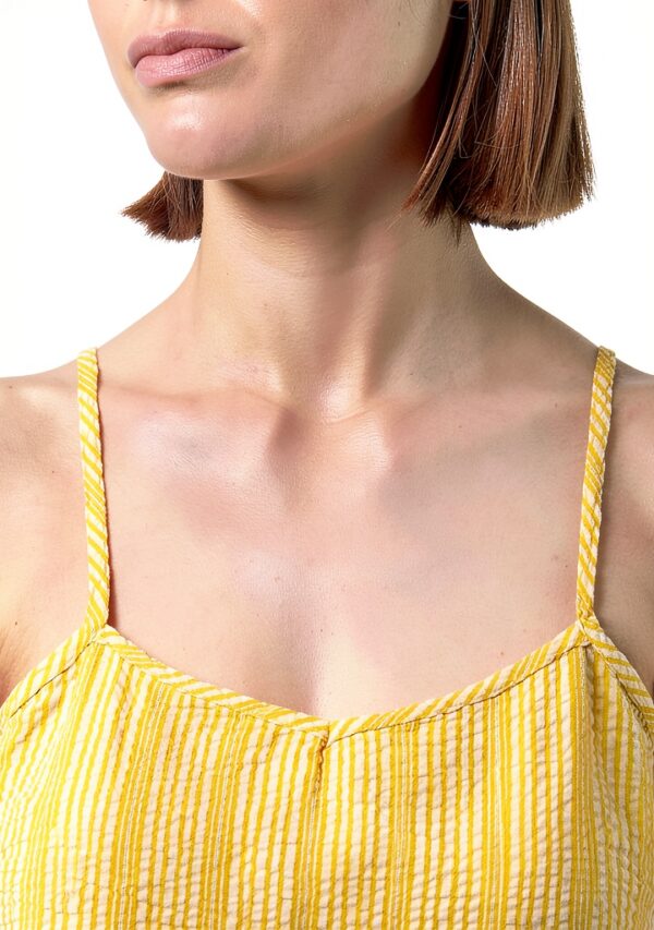 Strandkleid Noa Noa Damen gestaffelter Rock Träger-3