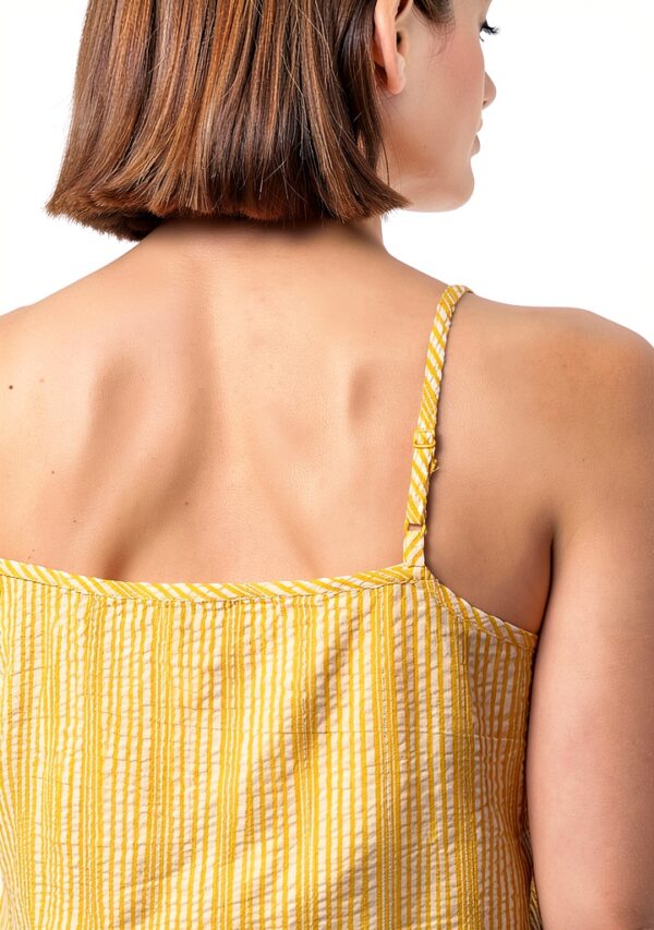 Strandkleid Noa Noa Damen gestaffelter Rock Träger-5