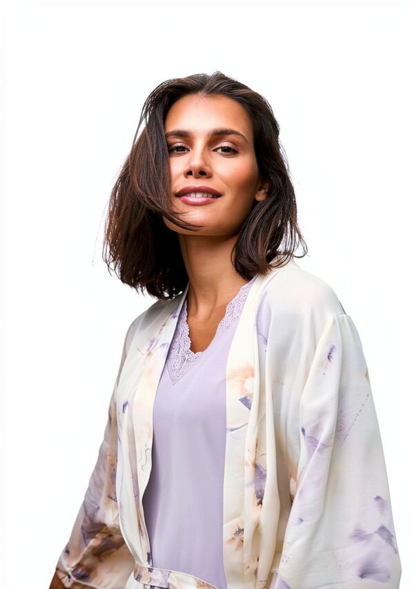 Damen Kimono CCDK COPENHAGEN weich bequem Allover Print-1