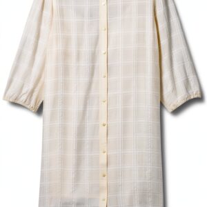 Noa Noa Damen Langarmkleid Serenity Laurel Green Cloud-0