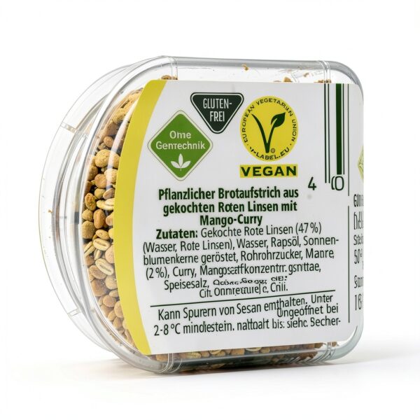 Pflanzlicher Brotaufstrich Noa vegan proteinreich glutenfrei-5