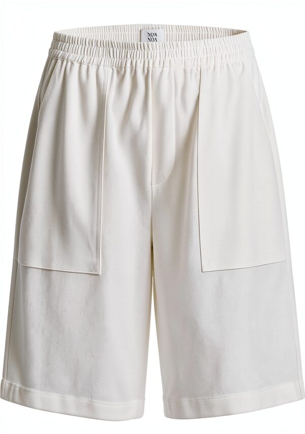 Noa Noa Damen Shorts elastischer Bund praktische Taschen-1