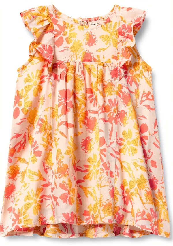 Noa Noa Kleid Mädchen Baumwolle Blumenprint Emilinnm Dress
