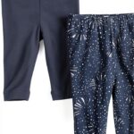 AmeliaNNM Leggings Tights Mädchen Print Dark Navy Noa Noa-0