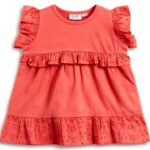 Noa Noa Kleid Baby Mädchen Kurzarm Kniebund Porcelain Rose-0