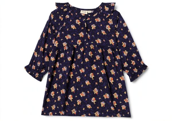 Noa Noa Babykleid Viskose Blumenprint Rüschen Mädchen-0