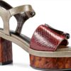Sandalias Mujer Damen Silber Gold modisch bequem-4