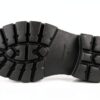 Botines Mujer Damen Stiefeletten Schwarz Leder Design-5