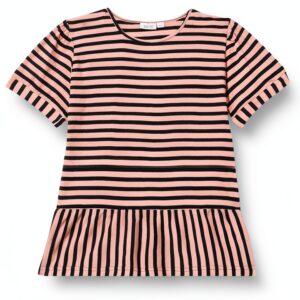 Noa Noa Mädchen T-Shirt Jersey gestreift Kurzarm-0