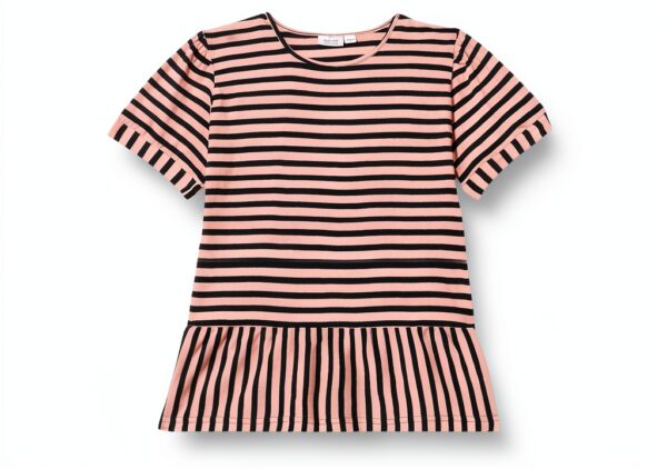 Noa Noa Mädchen T-Shirt Jersey gestreift Kurzarm-0
