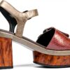 Sandalias Mujer Damen Silber Gold modisch bequem-3
