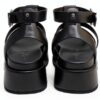 Buffalo Damen Sandalen Synthetik Blockabsatz Schnalle-3