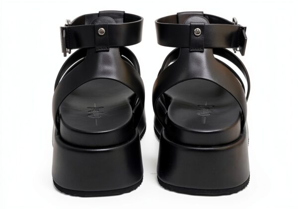 Buffalo Damen Sandalen Synthetik Blockabsatz Schnalle-3