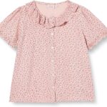 Noa Noa Mädchen Viskose Shirt Kurzarm Print Rosa-0