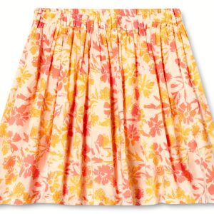 Noa Noa Mädchenrock Baumwolle Elastischer Bund Blumenprint-0