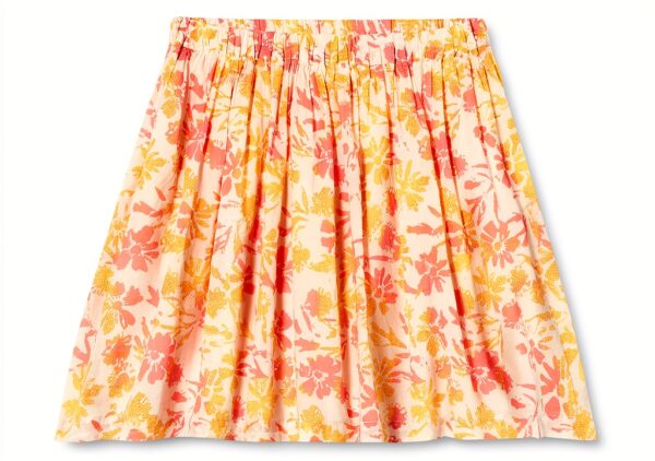 Noa Noa Mädchenrock Baumwolle Elastischer Bund Blumenprint-0