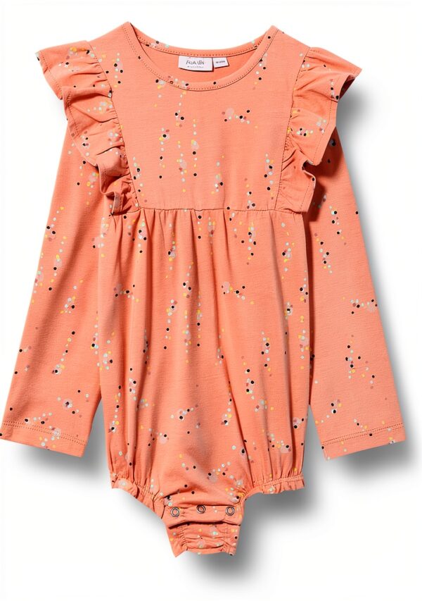Noa Noa Baby Body Mädchen Langarm Print Rosa 3 Monate