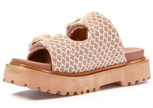 Noa Harmon Damenschuhe Beige Leder Sommer Größentipps-2