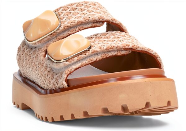 Noa Harmon Damenschuhe Beige Leder Sommer Größentipps-1