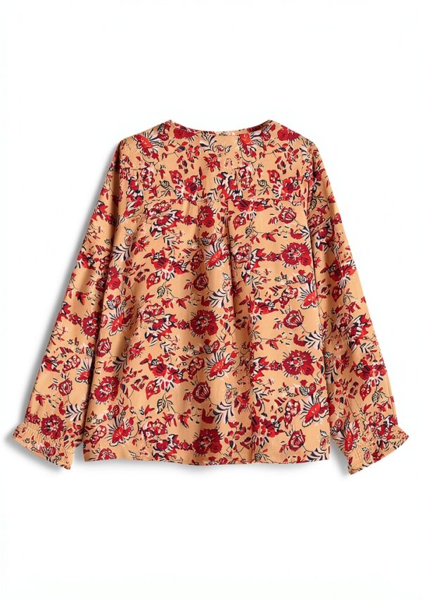 Noa Noa Bluse Mädchen Viskose Bluse Blumenprint Knopf-2