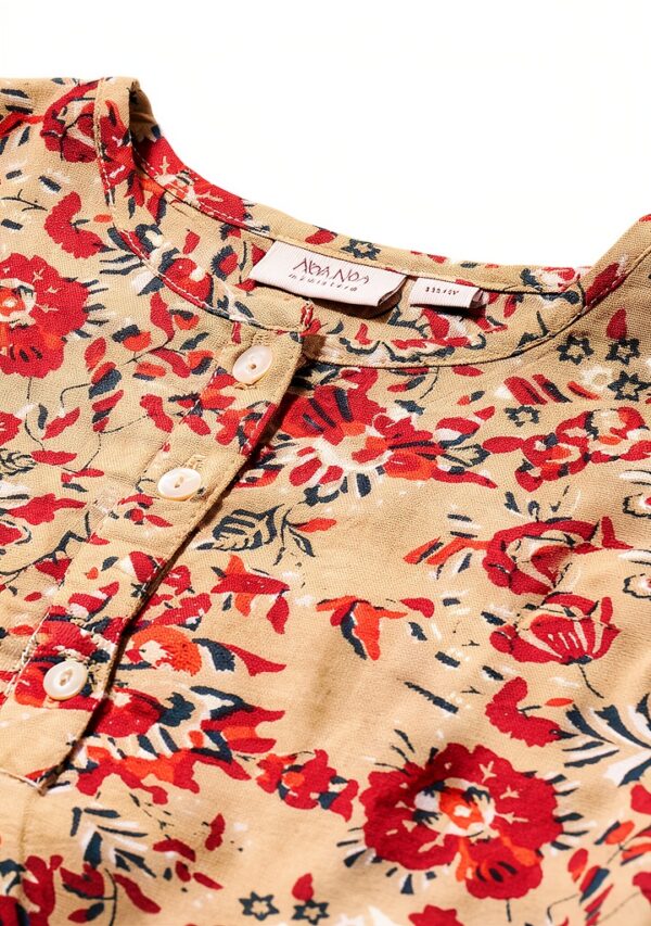 Noa Noa Bluse Mädchen Viskose Bluse Blumenprint Knopf-1