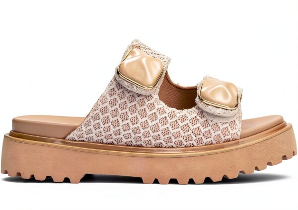 Noa Harmon Damenschuhe Beige Leder Sommer Größentipps-0