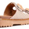 Noa Harmon Damenschuhe Beige Leder Sommer Größentipps-4