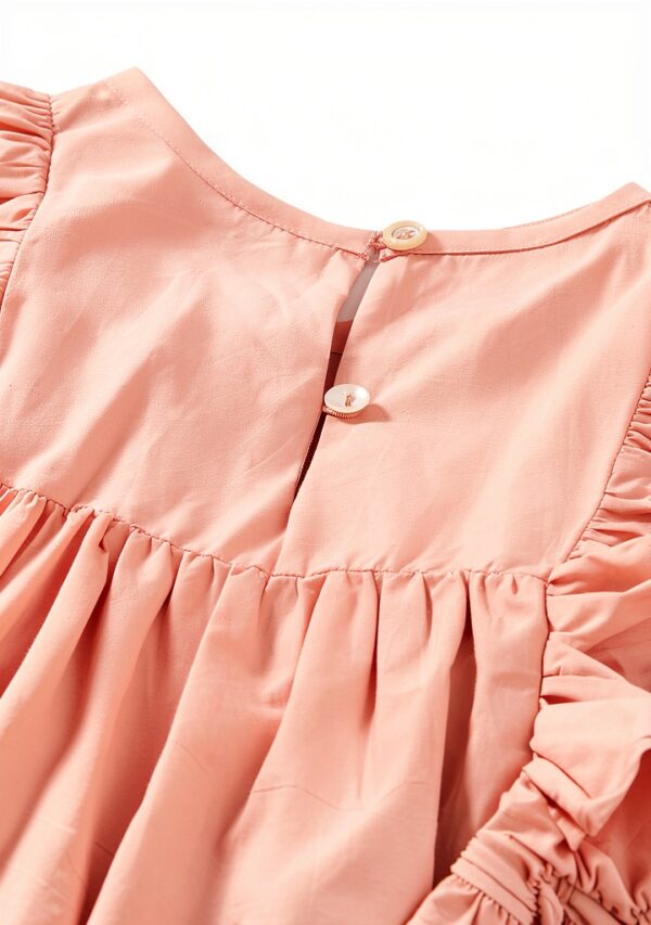 Kleid Mädchen Noa Noa Kurzarm Knie-3
