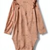 Noa Noa Body Jumpsuit Mädchen Print Beige Navy Rose Dawn-2