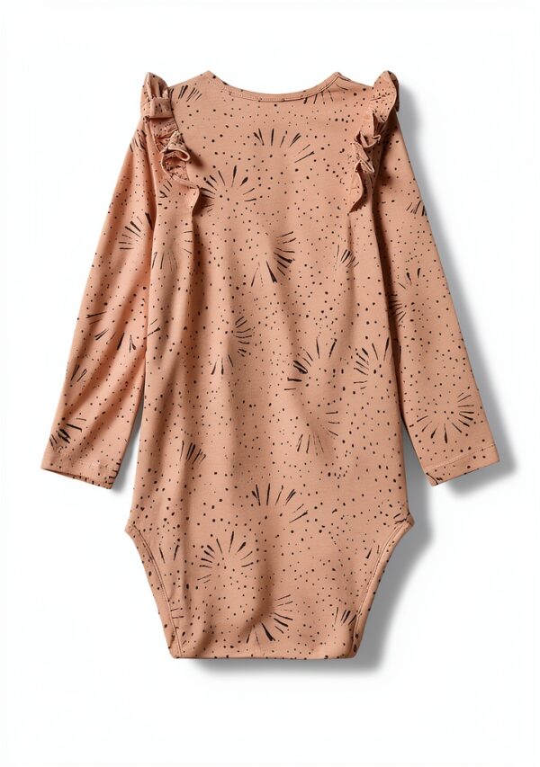 Noa Noa Body Jumpsuit Mädchen Print Beige Navy Rose Dawn-2