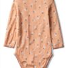 Noa Noa Baby Mädchen Body Jersey Print Beige Größen-2