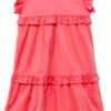 Mädchenkleid Noa Noa Kurzarm Kniebund Porcelain Rose-0