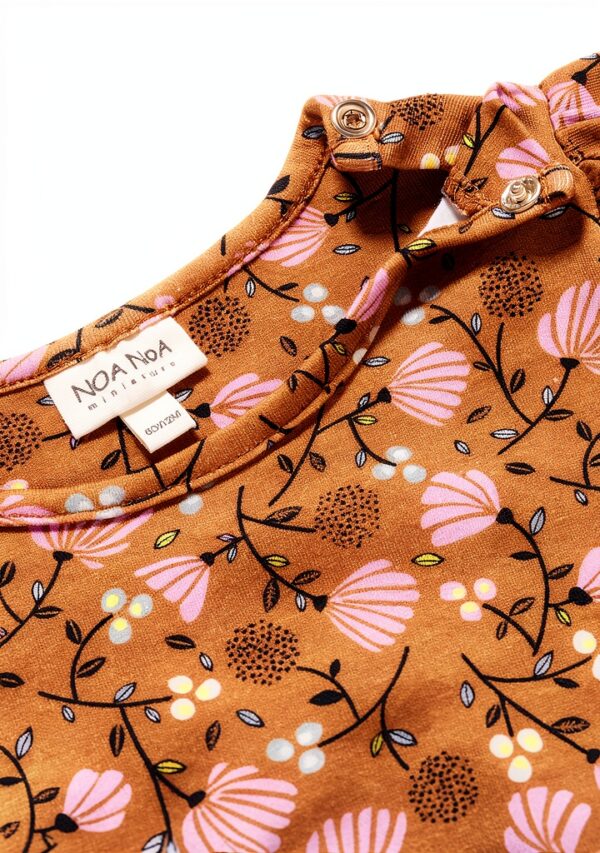 Noa Noa Babykleid Mädchen Jersey Blumenprint Ärmel-1