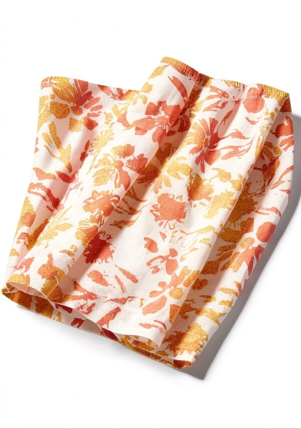 Noa Noa Mädchenrock Baumwolle Elastischer Bund Blumenprint-3