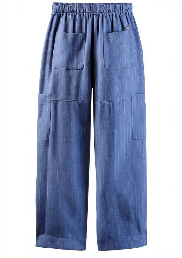 Mamiye Brothers Damen Hose Loose Fit Elastischer Bund-2
