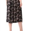 Noa Noa Damenrock Schwarz Grau Elastischer Bund-2