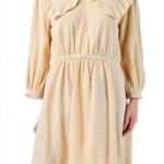 Damenkleid Noa Noa Gelb Freizeitkleider Sommer-0